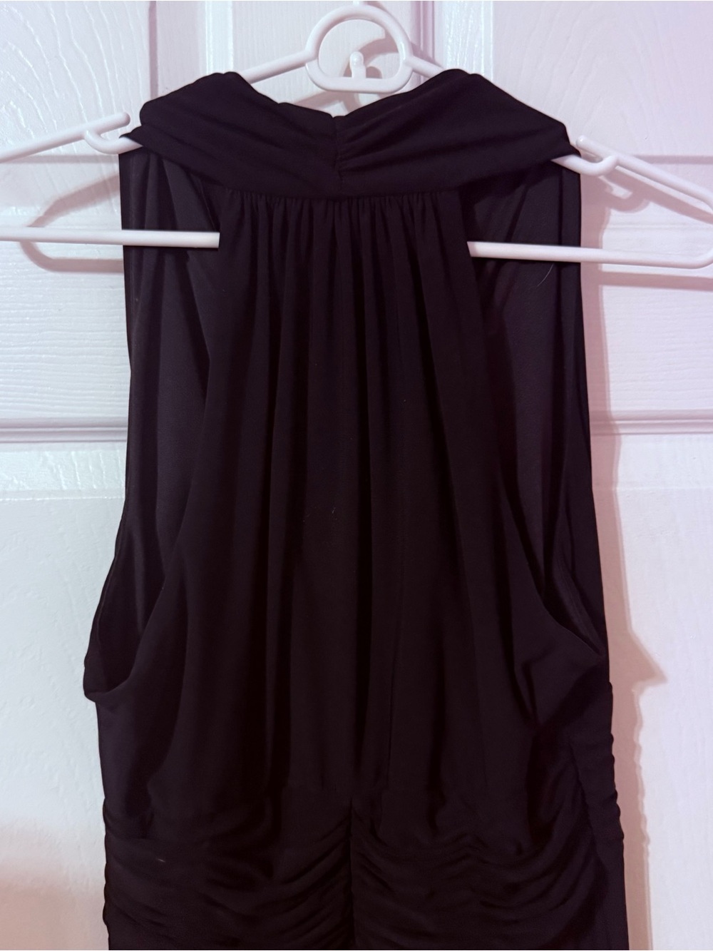 Jones Wear Black Sleeveless Halter Jumpsuit